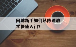 网球新手如何从陈迪教学快速入门？