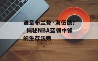 谁是布兰登·海伍德？_揭秘NBA蓝领中锋的生存法则