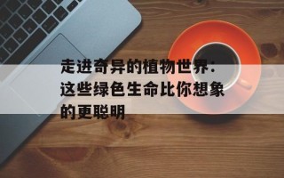 走进奇异的植物世界：这些绿色生命比你想象的更聪明