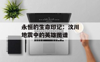 永恒的生命印记：汶川地震中的英雄图谱