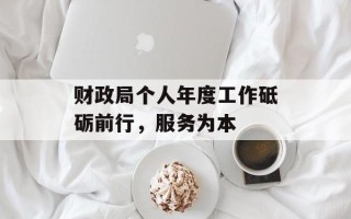 财政局个人年度工作砥砺前行，服务为本